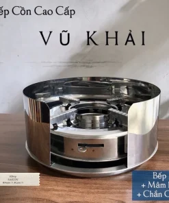 Full Bộ Bếp Cồn A1 + Mâm Lót 26cm + Chắn Gió Inox 430 Cao Cấp - Giá Gốc Tại Xưởng