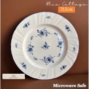 N0RITAKE 100%New - BLUE COTTAGE 8709 - 01 Dĩa Thượng Hạng Vintage Nhật 23cm - 21.5cm - 18cm