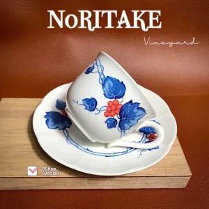 NORITAKE - Viny Yard - 01 Set Trà Chiều Dây Nho Lam Chịu Được Lò Vi Sóng