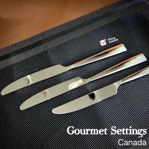 GOURMET SETTINGS Canada - 01 Chiếc Dao Ăn Tinh Tế Chắc Chắn Inox Sus304 Cao Cấp