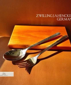 ZWILLING - Combo 01 Muỗng + 01 Nĩa Dùng Bữa - Inox 18/10 Cao Cấp Không Gỉ Bền Nặng