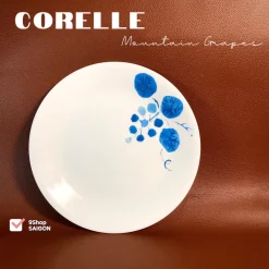 Corelle USA - Mountain Grapes - Combo 02 Dĩa Cạn 21cm Dây Nho Núi