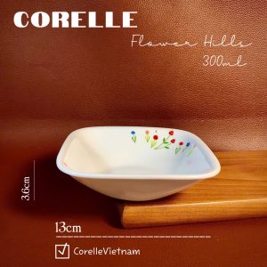 Corelle USA - Flower Hills - Tô Vuông Mini 300ml