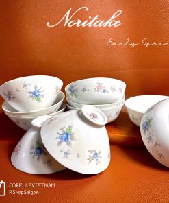 NORITAKE 100%New - Early Spring - 10 Món Chén/ Bát Ăn Cơm Hoa Nhí [2 Mẫu]