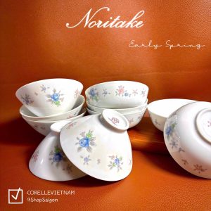 NORITAKE 100%New - Early Spring - 10 Món Chén/ Bát Ăn Cơm Hoa Nhí [2 Mẫu]
