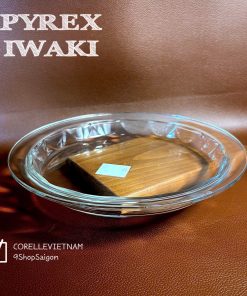 [PYREX - IWAKI] 01 Khay/ Dĩa Sâu Lòng Thuỷ Tinh Chịu Sốc Nhiệt [24 x 3cm]