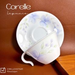Corelle USA Logo 1970s - Lapunie - 01 Set Trà Chiều Bằng Thuỷ Tinh Vitrelle Độc Quyền