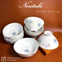 NORITAKE 100%New - Early Spring - 10 Món Chén/ Bát Ăn Cơm Hoa Nhí [2 Mẫu]