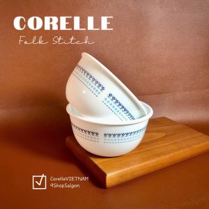 Corelle USA - Folk Stick - Combo 2 Chén Cơm 325ml