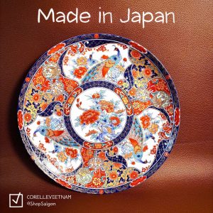 [Hàng Hiếm Japan 100% New] 01 Chiếc Dĩa Siêu Đẹp Phong Cách Imari Hoàng Gia Kim Cúc Minh Tước 25cm