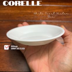Corelle USA - Winter Frost White  - Dĩa Chấm 12cm