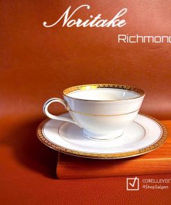 NORITAKE 100% New - Richmond - 01 Set Trà Chiều Hoàng Kim Mạ Vàng 24k