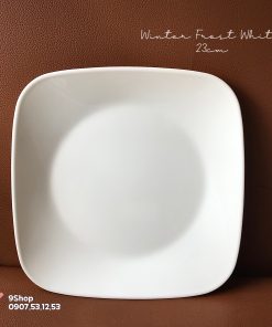 Corelle USA - Winter Frost White  - Dĩa Vuông 23cm