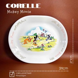 Corelle USA - Mickey Mosue - 1 Món Dĩa Oval Mickey 31cm