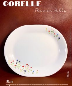 Corelle USA - Flower Hills - Dĩa Oval 32cm