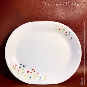 Corelle USA - Flower Hills - Dĩa Oval 32cm