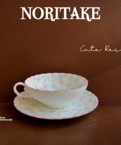 NORITAKE 100% New - Cutie Rose - 01 Ultra-Cute Rose Afternoon Tea Set