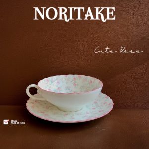 NORITAKE 100% New - Cutie Rose - 01 Ultra-Cute Rose Afternoon Tea Set