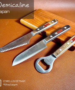 [Hàng Hiếm Japan 100%New] Demicalone. - Combo 3 Món Dao Phô Mai & Mở Nắp Chai Phong Cách Cổ Điển