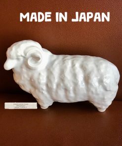 [Hàng Hiếm Japan 100%New] 01 Chiếc Cừu Bằng Sứ Ngọc Bạch Định Dùng Trưng Bày