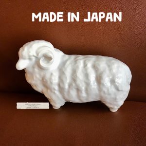 [Hàng Hiếm Japan 100%New] 01 Chiếc Cừu Bằng Sứ Ngọc Bạch Định Dùng Trưng Bày