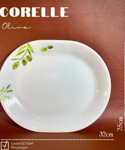 Corelle USA - Olive - Dĩa Ovel Size Đại 32cm