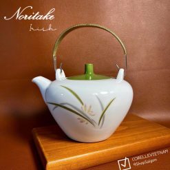 NORITAKE 100%New - Irsh - [Bán lẻ] Ấm Trà Hoa Diên Vỹ Quai Bạc