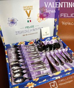 [Hàng Hiệu Japan 100%New] - VALENTINO -  Full 16 Món  Muỗng Nĩa Chuyên Trà Bánh Cao Cấp