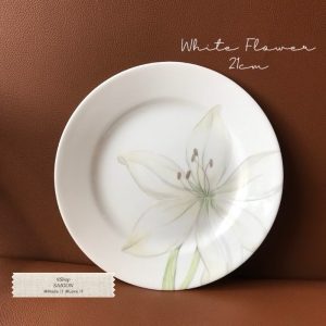Corelle USA - White Flower - 01 Dĩa Cạn 21cm