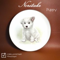 NORITAKE 100%New - Puppy - 01 Dĩa Cảnh Vẽ Tay Rất Đẹp 27.5cm