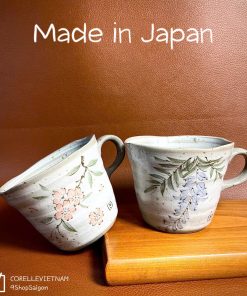 [Hàng Hiếm Japan Limited 100%New] 01 Chiếc Cốc Vẽ Tay Phong Cách Minoyaki