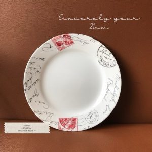 Corelle USA - Sincerely Yours - 01 Dĩa cạn 21cm