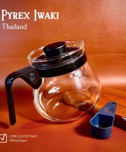 [PYREX - IWAKI] 01 Bình Đựng Cafe/ Trà Thuỷ Tinh Chịu Sốc Nhiệt Siêu Cao Cấp từ Mỹ Và Nhật