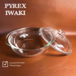 [PYREX - IWAKI] 01 Nồi/Thố Thuỷ Tinh Chịu Sốc Nhiệt Siêu Cao Cấp [25cm] - [Hàng Trưng Bày]