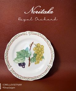 NORITAKE - Royal Orchard - 01 Chiếc Dĩa Hoạ Tiết Trái Cây 17cm [Hàng Trưng Bày]