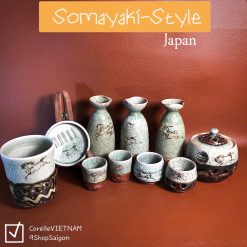[Hàng Hiếm Japan 100% New] Phong Cách Bí Truyền Somayaki - [Bán Lẻ] 01 Sản Phẩm Ly/ Bình/ Hủ