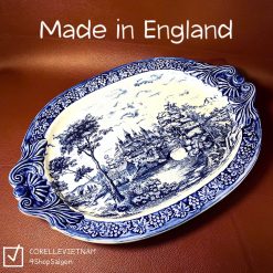 [Hàng Hiếm U.K] - Old Britain Castles- 01 Chiếc Đĩa Cảnh Lâu Đài 40cm