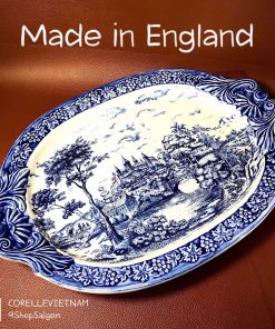 [Hàng Hiếm U.K] - Old Britain Castles- 01 Chiếc Đĩa Cảnh Lâu Đài 40cm