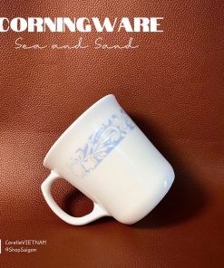 [Hiếm] CorningWare USA - Sea and Sand - 01 Chiếc Cốc/ Ly Bằng Sứ Chịu Sốc Nhiệt Tinh Tế