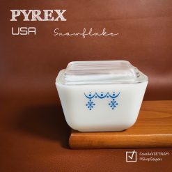 [Hiếm] PYREX USA - Snowflex - 01 Chiếc Khuôn/ Khay mini Thuỷ Tinh Thượng Hạng