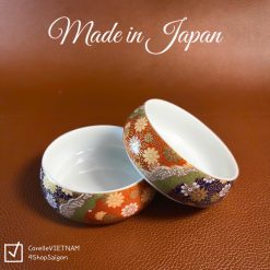 [Hàng Hiếm Japan New] Combo 02 Chiếc Chén Mini Dùng Chấm Phong Cách Imari Hoàng Gia 8cm