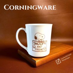 [Hiếm] CorningWare USA - Snoopy - 01 Chiếc Cốc/ Ly Bằng Sứ Chịu Sốc Nhiệt Cute